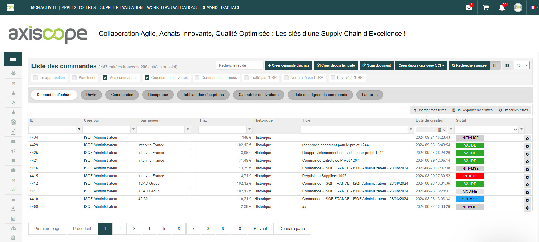 Logiciel Procure to Pay (P2P)